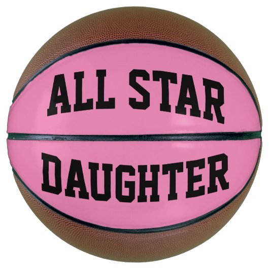 ALL STAR DAUGHTER PINK Basketball バスケットボール (正面)