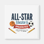 All-Star Educator Appreciation Magnet マグネット (正面)