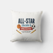 All-Star Educator & Staff Appreciation Pillow クッション (正面)