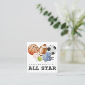 All Star Sportsランチノート エンクロージャーカード (スタンド正面)