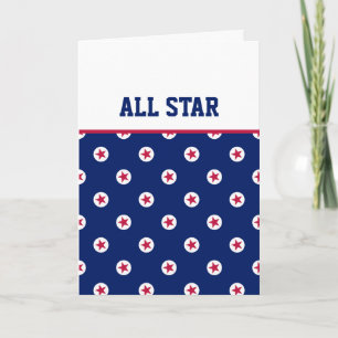 ALL STAR Sports赤白青選手チームコーチ カード
