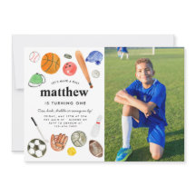 All Star Sports Ballsチームキッドボーイフォト誕生日