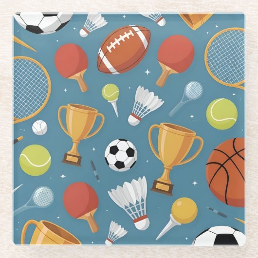 All-Star Sports Medley Party ガラスコースター (正面)