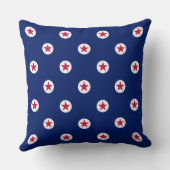 All Star Sports NAME赤白青 クッション (裏面)