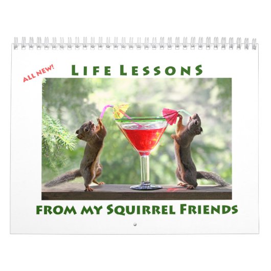 All Star Squirrel Calendar - New Life Lessons カレンダー (カバー)