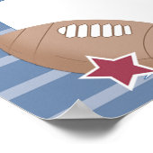 ALL STARSスポーツ誕生日またはベビーシャワーバナー ポスター (角)