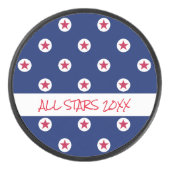 All Stars Hockey Team YEAR赤白青賞 アイスホッケーパック (正面)