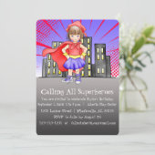 All Superheroes誕生日 招待状 (スタンド正面)