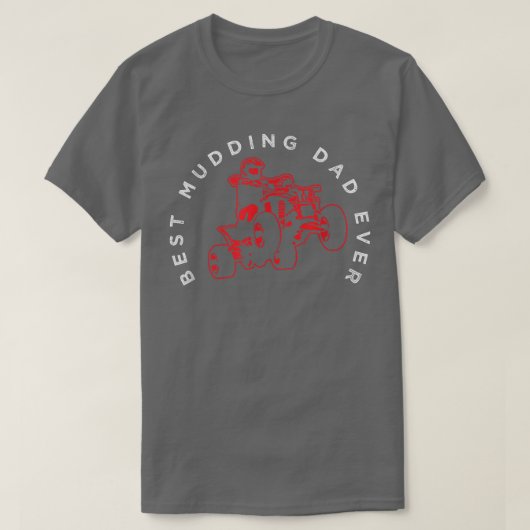 All terrain vehicle quad bike- funny quad biker mu tシャツ (デザイン正面)