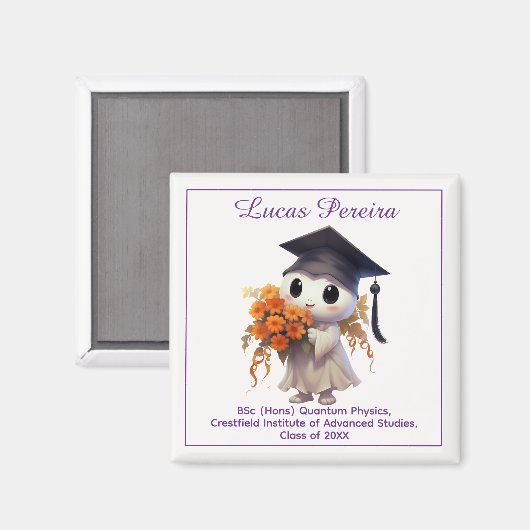 🎓 All text Chibi Physics Graduation  マグネット (正面/裏面)