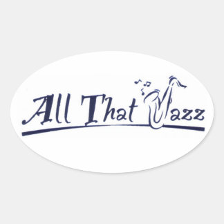 All that Jazz 楕円形シール