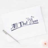 All that Jazz 楕円形シール (封筒)