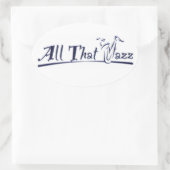 All that Jazz 楕円形シール (バッグ)