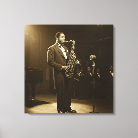  All That Jazz, by Natasha Us   キャンバスプリント (正面)
