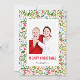 All the メリー Things Christmas Photo Card シーズンカード