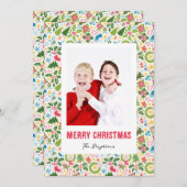 All the メリー Things Christmas Photo Card シーズンカード (正面/裏面)