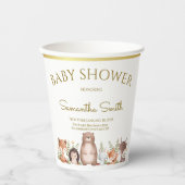 ALL THE ANIMALS TO CELEBRATE BABY SHOWER 紙コップ (正面)