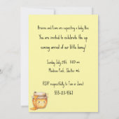 All The Buzz Baby Digital Download Shower Invite 招待状 (裏面)