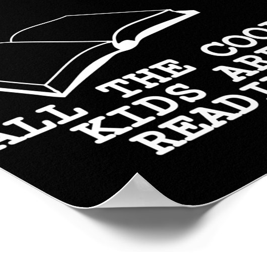 All the cool kids are reading ポスター (角)