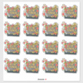 All the Flowers Festival Logo シール (シート)