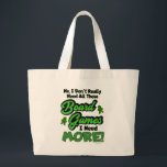 All The Games Funny Boardgame Collection  ラージトートバッグ<br><div class="desc">Funny no I don’t really need all these boardgames I need more slogan fun board gamer epic motto meeple tabletop boardgame saying gamer hoarder collector design deluxe carry all canvas tote bag. Get a fun boardgame totebag today.</div>