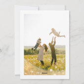 All The Happy Holiday JoyトレンディーScript Joy Photo シーズンカード (裏面)