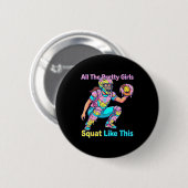 All The Pretty Girls Squat Like This アイスクリーム ソフ 缶バッジ (正面&裏面)