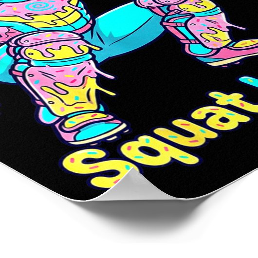 All The Pretty Girls Squat Like This Ice Cream Sof ポスター (角)