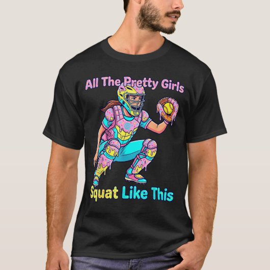 All The Pretty Girls Squat Like This Ice Cream Sof Tシャツ (正面)