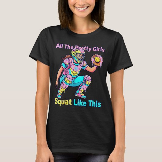 All The Pretty Girls Squat Like This Ice Cream Sof Tシャツ (正面)