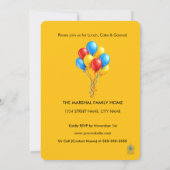 All the Thing I love Childs Birthday 招待状 (裏面)