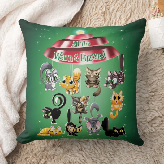 ALL THE WARM & FUZZIES by Jeff Willis Art クッション (ブランケット)