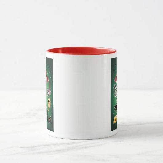 ALL THE WARM & FUZZIES by Jeff Willis Art マグカップ (中央)