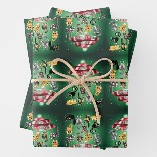 ALL THE WARM & FUZZIES by Jeff Willis Art ラッピングペーパーシート (インサイチュ)