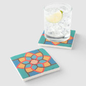 All Things秋アパート – Center D - Marble Coaster ストーンコースター (横)