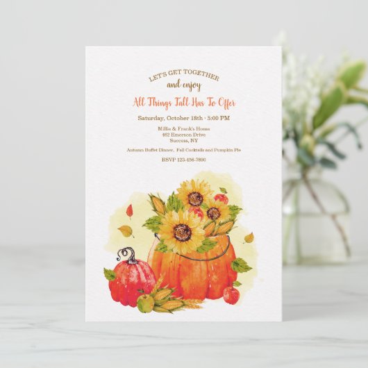 All Things秋 招待状 (スタンド正面)