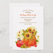 All Things秋 招待状 (正面/裏面)