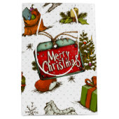 All Things A Merry Christmas ミディアムペーパーバッグ (正面)