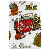 All Things A Merry Christmas ミディアムペーパーバッグ (裏面)