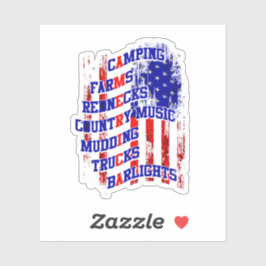 All Things America シール