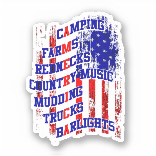 All Things America シール (正面)