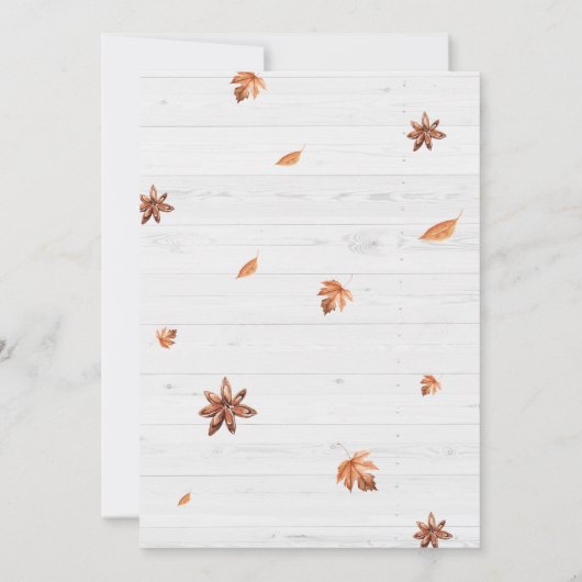 All Things Fall Festival Party Invitation 招待状 (裏面)