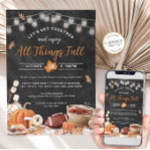 All Things Fall Party Invitation 招待状