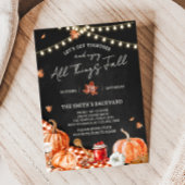 All Things Fall Party Invitation 招待状