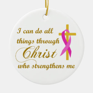 All Things Through Christ セラミックオーナメント