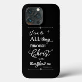 All Things Through Christ - Philippians 4:13  Case-Mate iPhoneケース (裏面)
