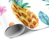 All Things Tropical Flowers Plants & Birds ラッピングペーパー (ロールコーナー)