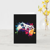 All Things Video Game Controller Gamer Boys Me カード (黄色い花)