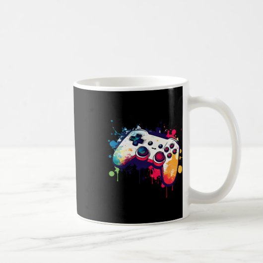All Things Video Game Controller Gamer Boys Me コーヒーマグカップ (右)