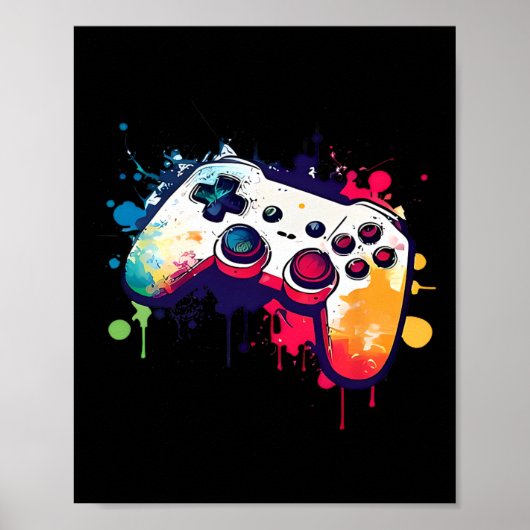 All Things Video Game Controller Gamer Boys Me ポスター (正面)